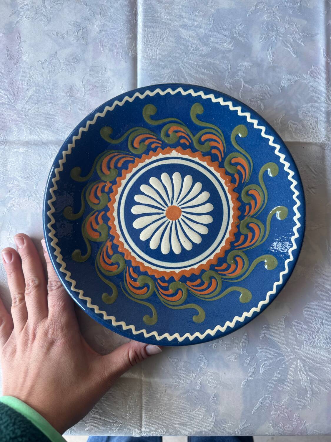 Assiette alsacienne ancienne