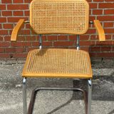 Set of 4 Cesca chairs model B64 with armrests Cesca Marcel breuer design