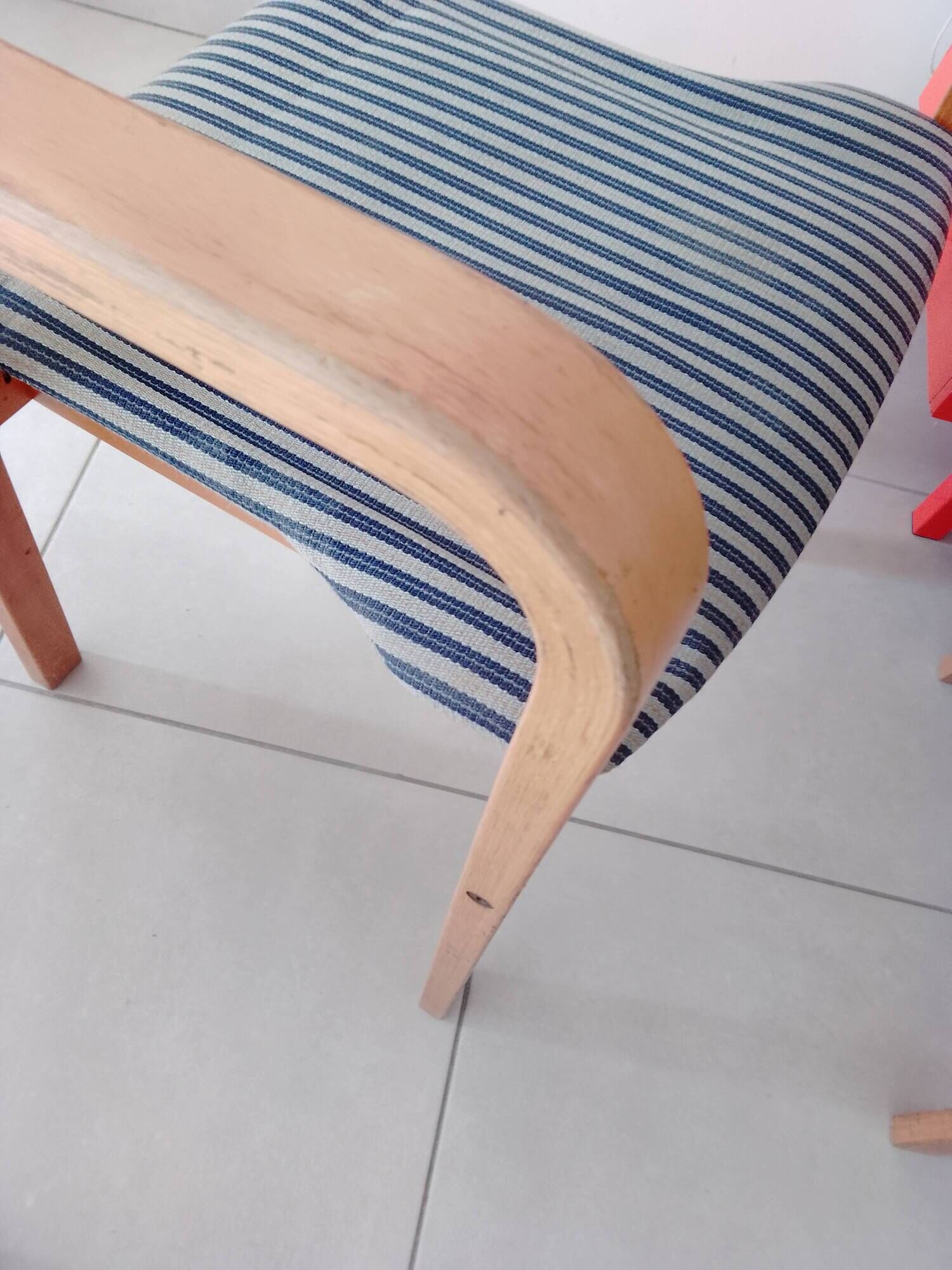 Set of 4 Scandinavian chairs Sweden Skandi Form 1981
