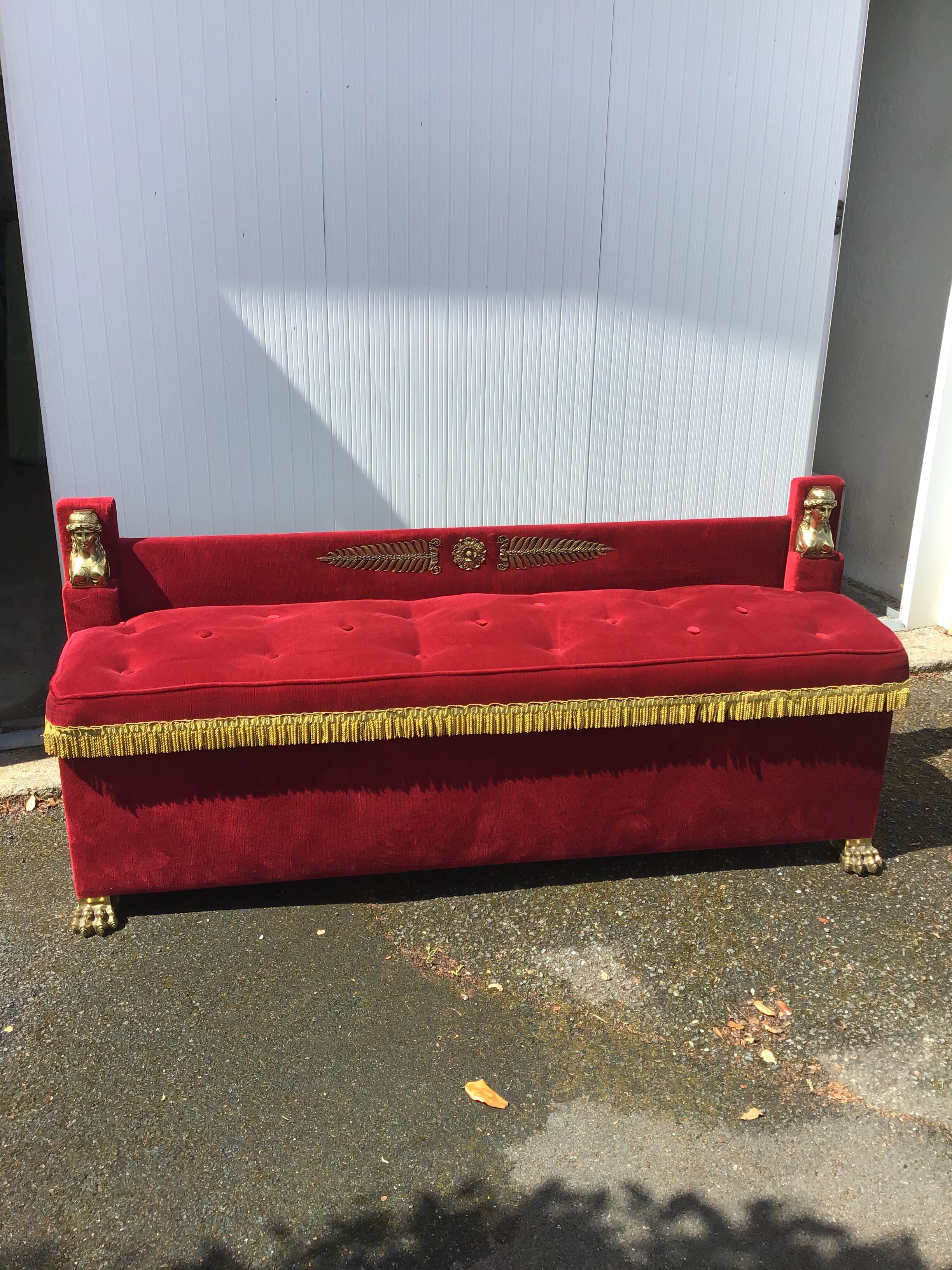 Empire style bench