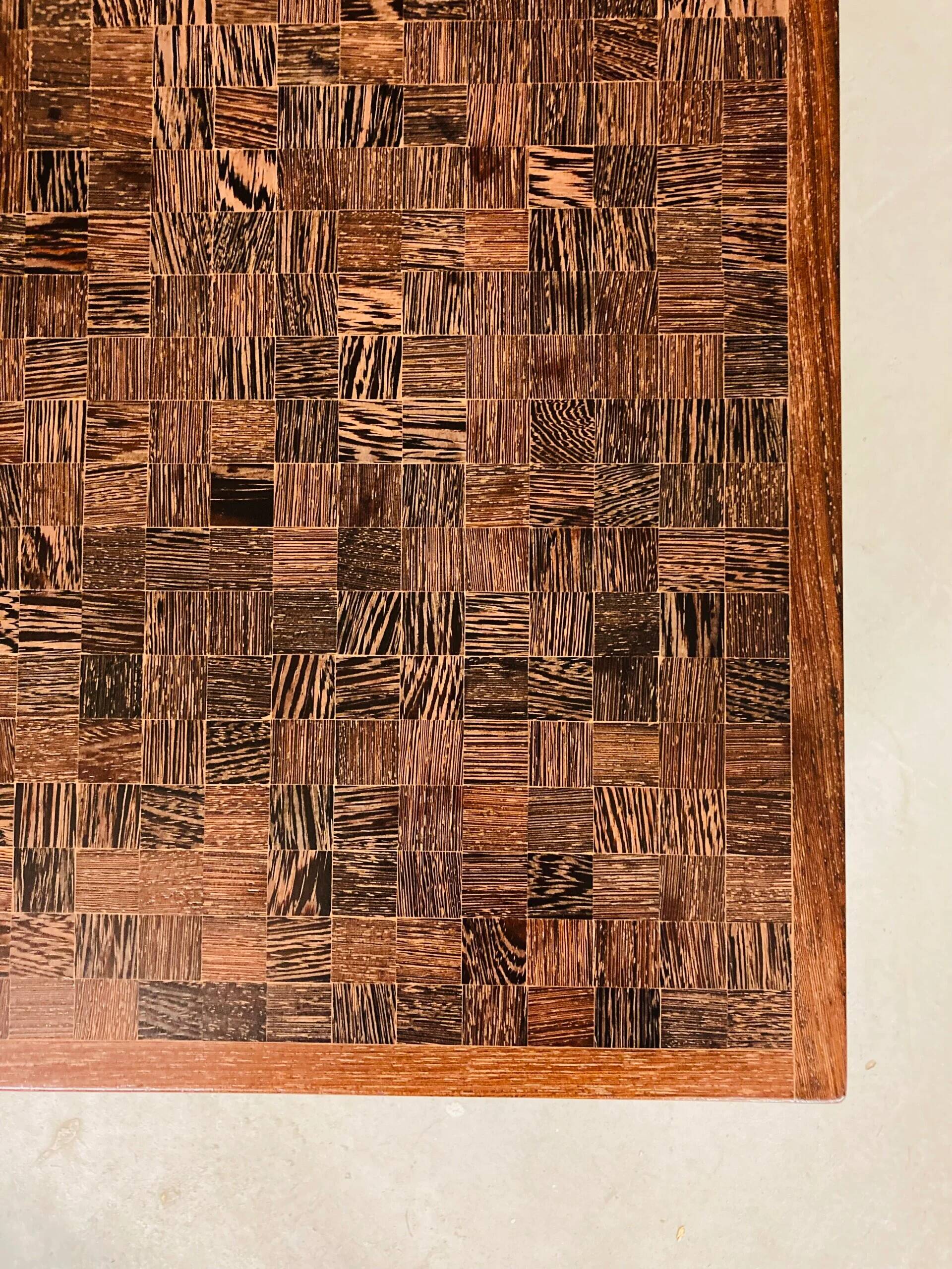 Brutalist coffee table, Rolf Middelboe and Gorm Lindum, 1970s for Tranekaer