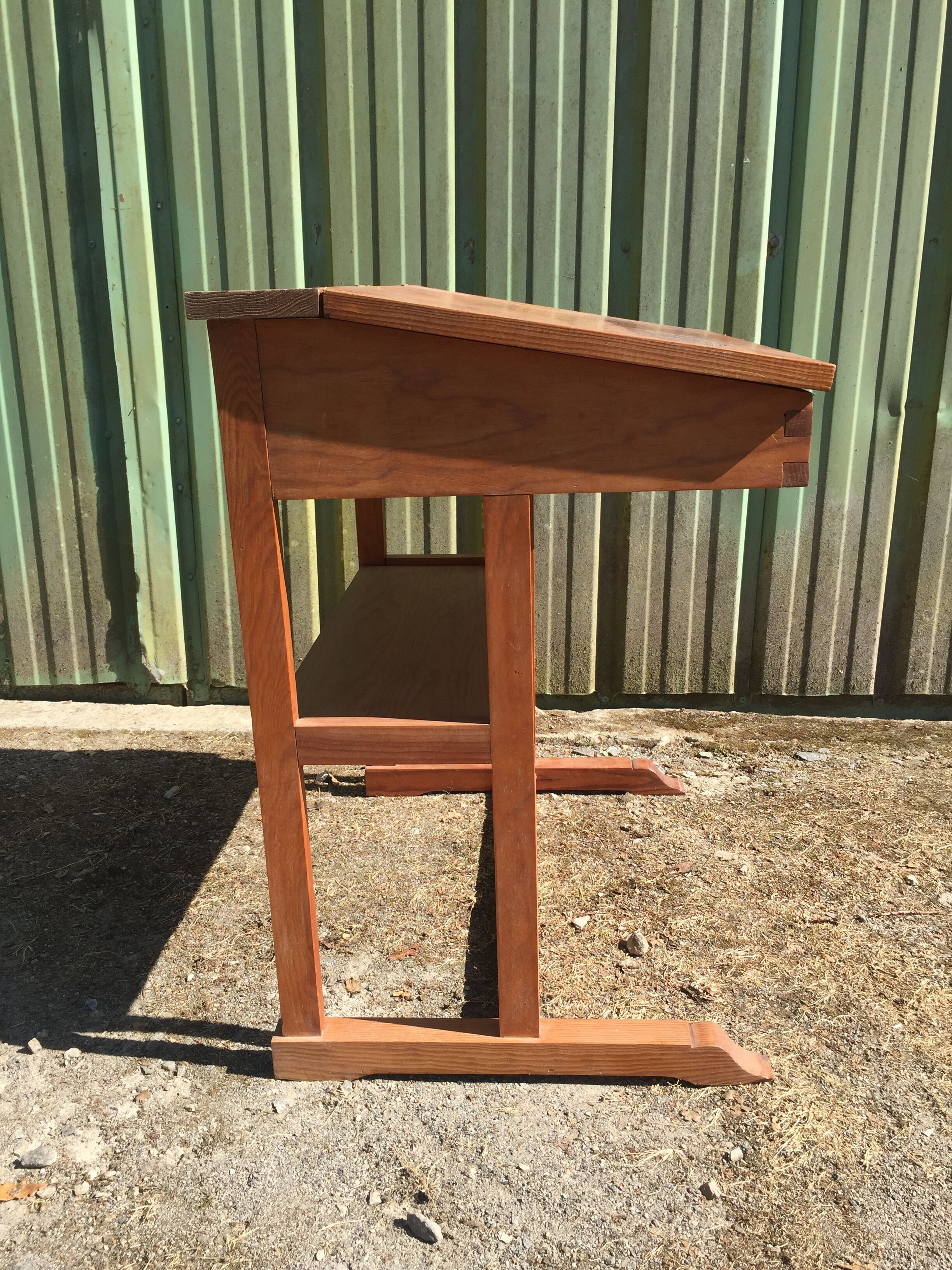 Vintage pitchpin slope desk