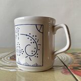 Set of 6 vintage cups Distri Boch Seca England decor Copenhagen