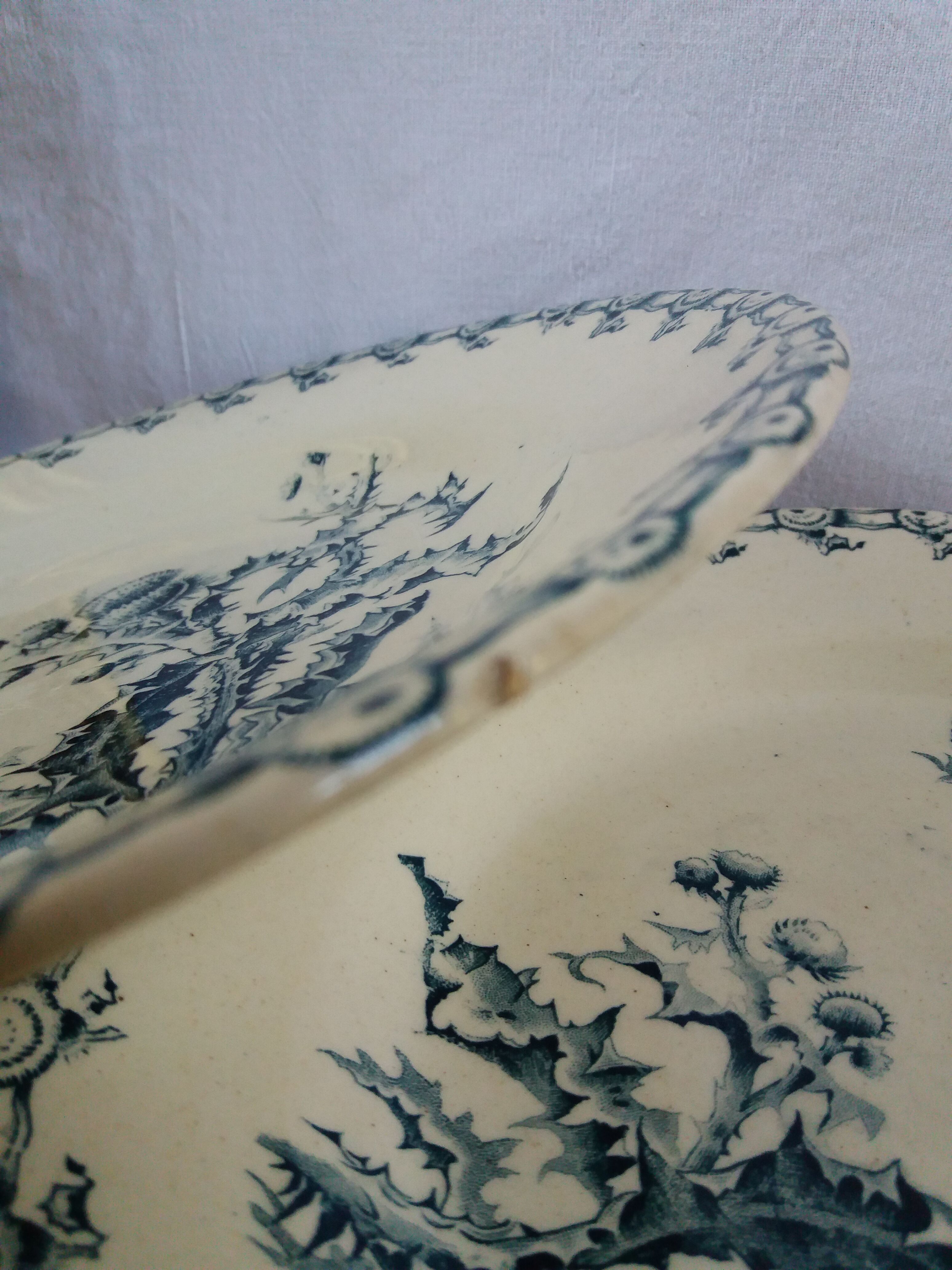 Pair of Chardons plates
