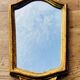 Small antique baroque mirror