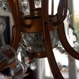Antique chandelier with tassels