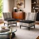 Vintage Jungle collection armchairs in velvet and foam, Italy 1950s-1960s.