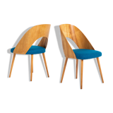 Pair of restored chairs by Antonin Suman, ONV Pisek, 1960s