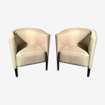 Pair of cruise ship chairs