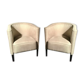 Pair of cruise ship chairs