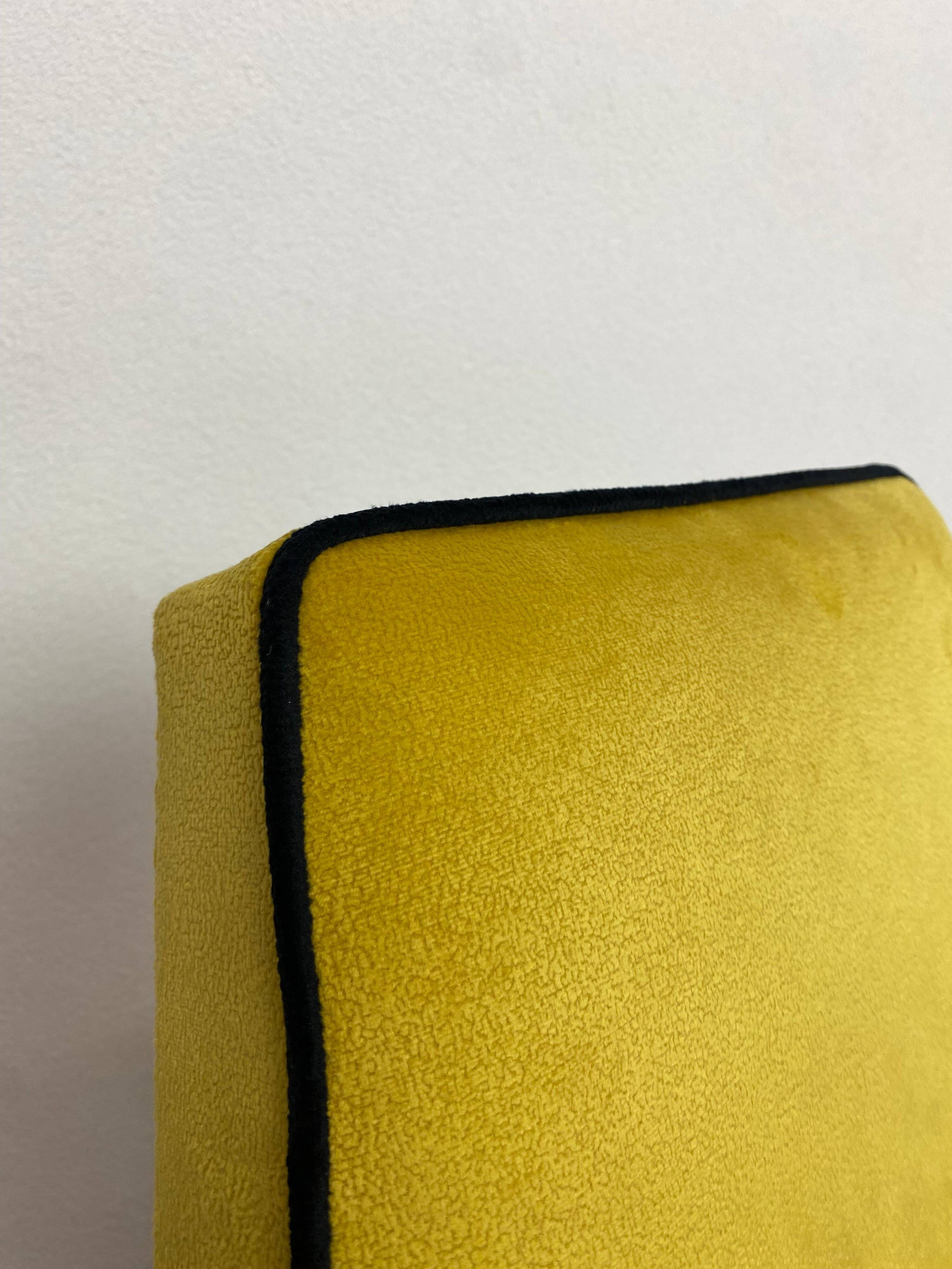 Mid-century design yellow armchairs