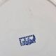 Round serving dish, old ironstone from Salins - Checkerboard pattern
