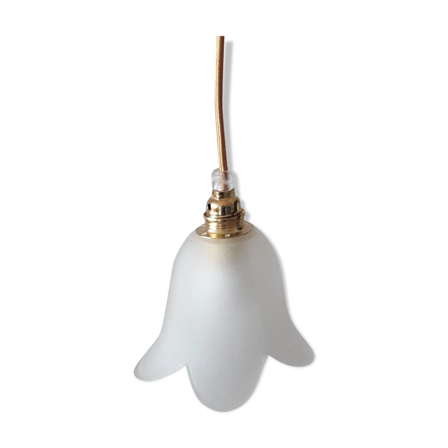 Tulip glass hanging lamp