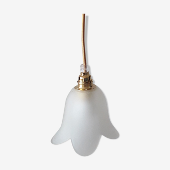 Tulip glass hanging lamp