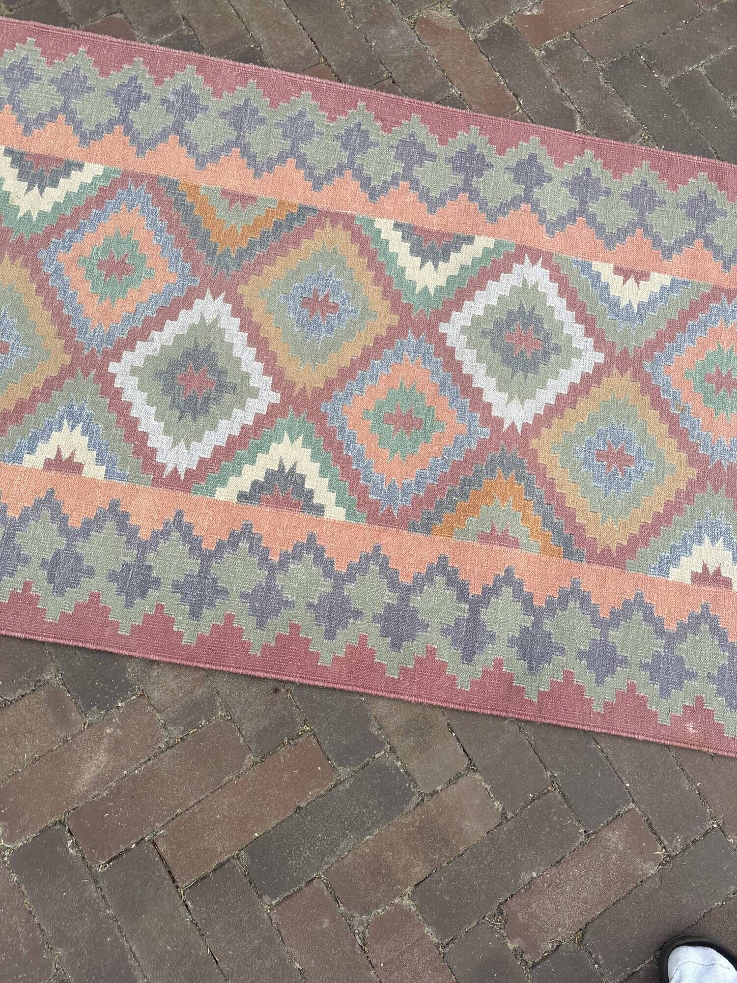 Vintage Kilim Rug – Small Runner 240x76