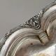 Antique silver plate on cabriole legs