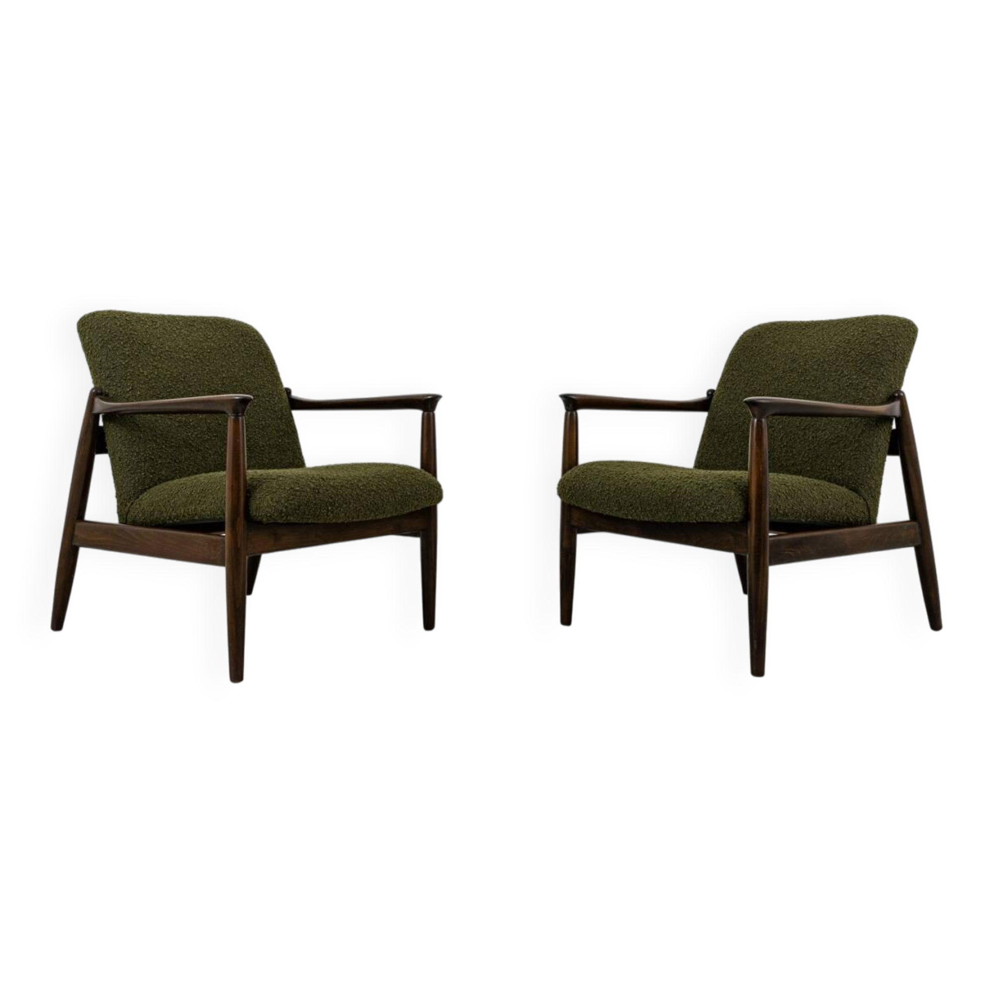 Vintage Armchairs By Edmund Homa, Poland, 1960s, set of 2
