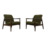 Vintage Armchairs By Edmund Homa, Poland, 1960s, set of 2