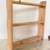 Shelf 3 vintage raw wood shelves