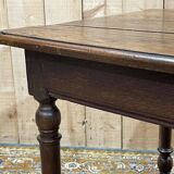 19th century oak side table