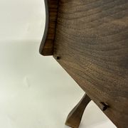 Brutalist solid wooden flower plante, 1970's