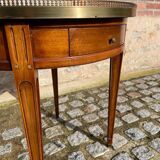 Pink hot water bottle table