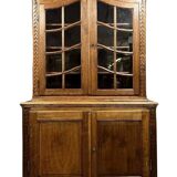 Dutch oak bookcase buffet in the 18th century style