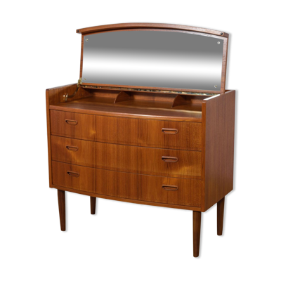 Coiffeuse danoise en teck du milieu du siècle, années 1960