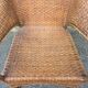 Arts & Crafts armchair in wicker and rattan attributed to Dryad & Co, UK, circa 1920.