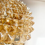 Amber glass ceiling or applique