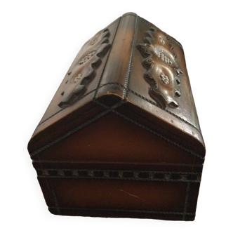 Wooden box with S.Kolesnikoff inlays