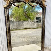 19th century oak trumeau.