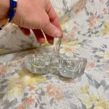 Glass salt cellar