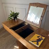 Coiffeuse vintage en chêne