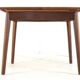 Table à manger rectangulaire extensible en teck - design néerlandais mid-century moderne