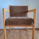 Fauteuil vintage, meuble siège ancien design scandinave