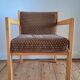 Fauteuil vintage, meuble siège ancien design scandinave