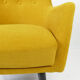 Vintage mid century yellow lounge armchair from '60s