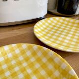 3 plates Salins France 1970