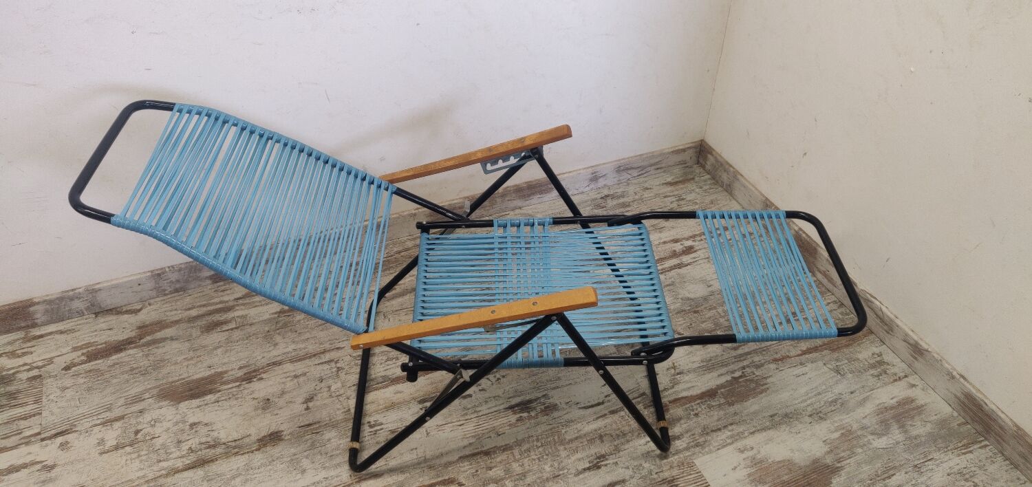 Vintage chaise longue