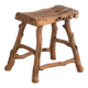 Antique stool in wabi-sabi style (c.1900) #3