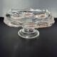 Vintage glass display stand "Pansy Bouquet Pink" — Studio Nova by Mikasa