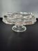 Vintage glass display stand "Pansy Bouquet Pink" — Studio Nova by Mikasa