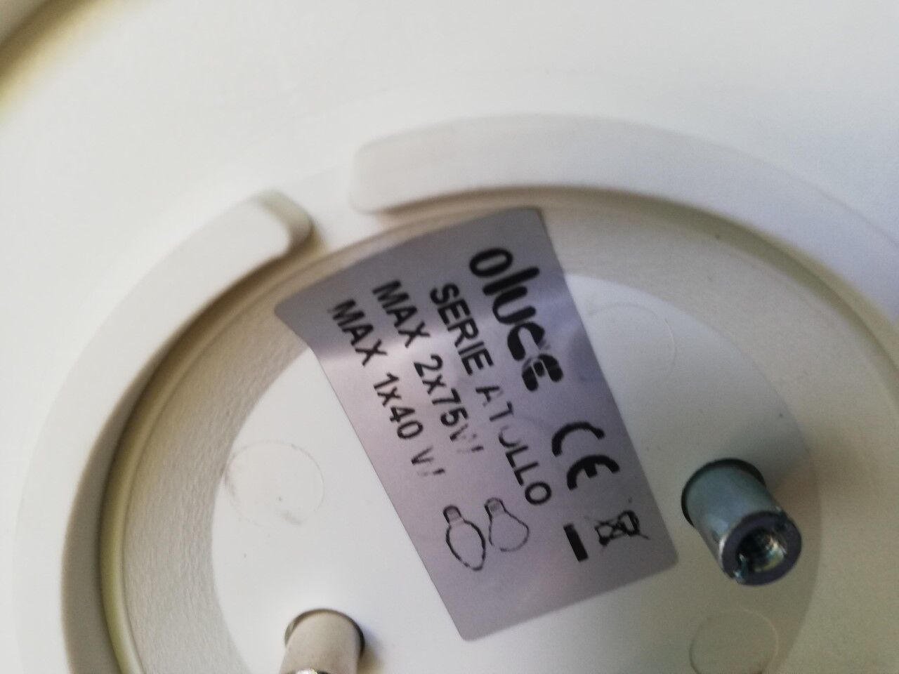 Lamp Vico Magistretti model Atollo for Oluce