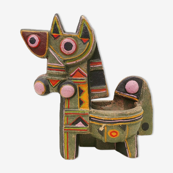 Empty pocket Horse baguier ceramic cubism South America
