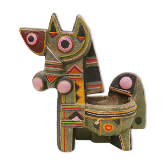 Empty pocket Horse baguier ceramic cubism South America