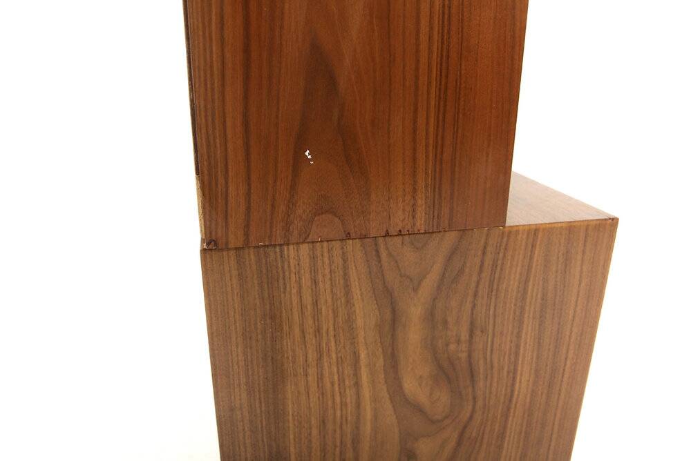 Scandinavian walnut library, Sweden, 1960