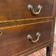 Commode anglaise en acajou et chêne, début XXème