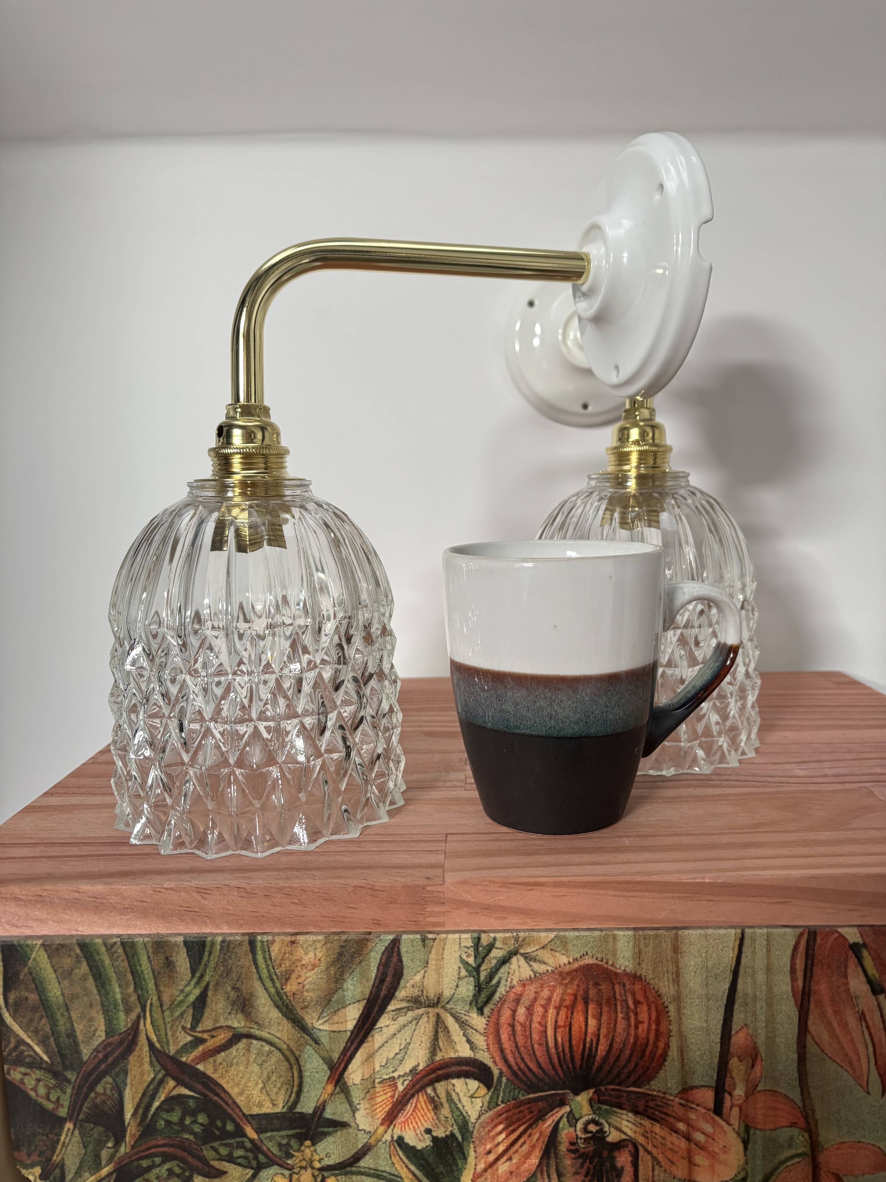 Pair of vintage wall sconces