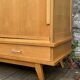 Vintage wardrobe with compass feet 1960